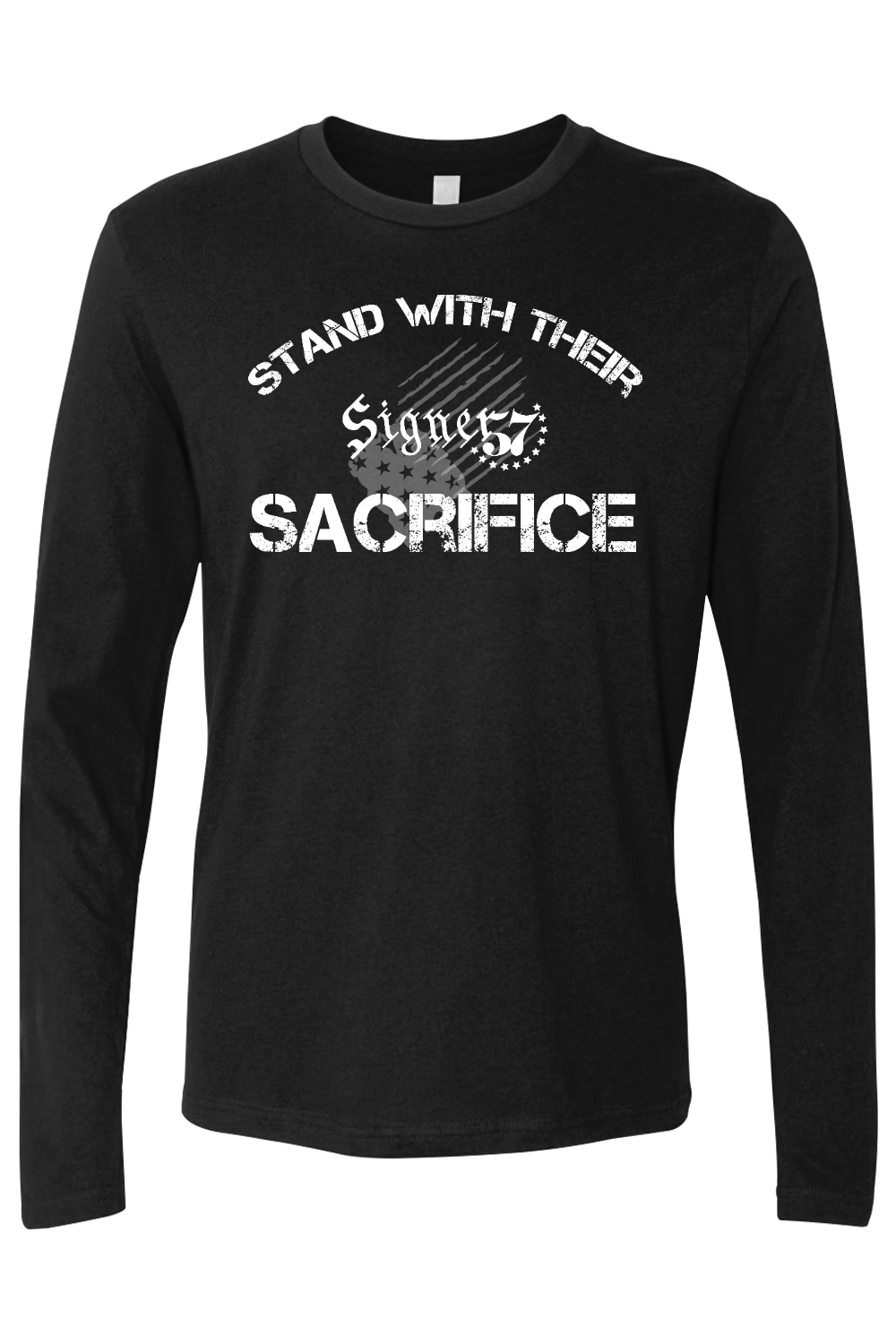 UNISEX Long Sleeve Shirt - Stand With Their Sacrifice