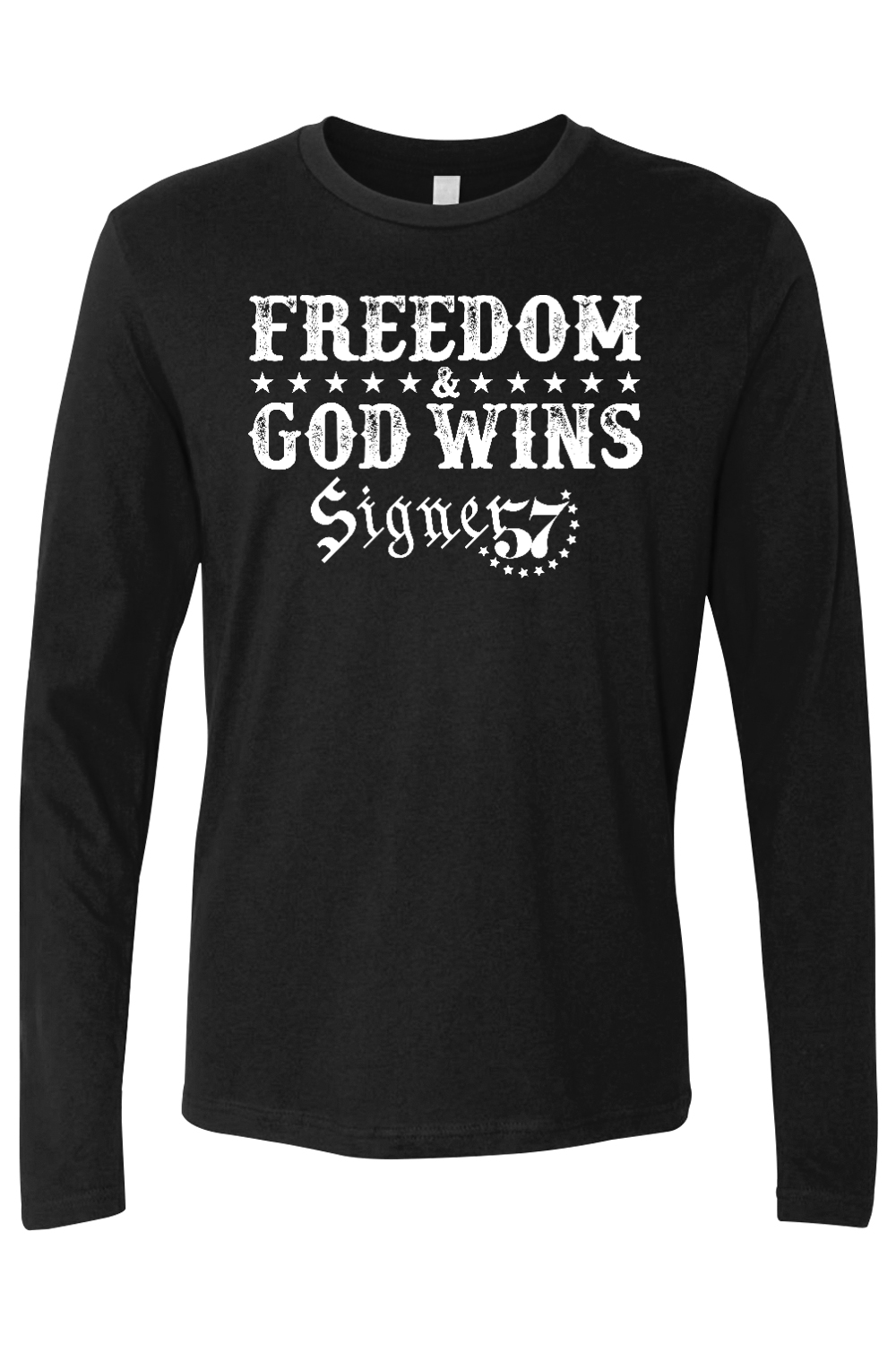 UNISEX Long Sleeve Shirt - Freedom & God Wins