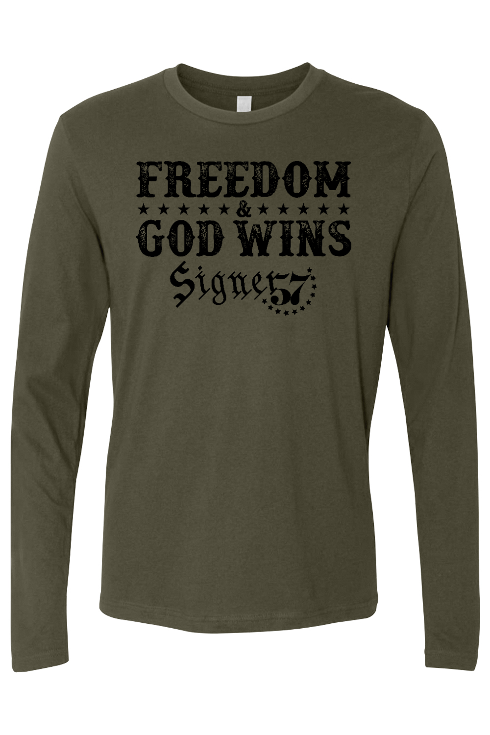 UNISEX Long Sleeve Shirt - Freedom & God Wins