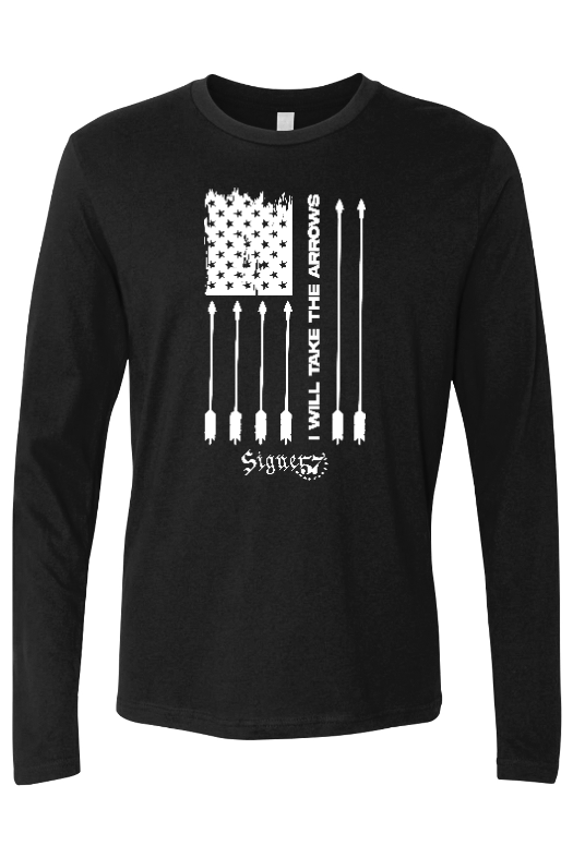 UNISEX Long Sleeve Shirt - I Will Take the Arrows