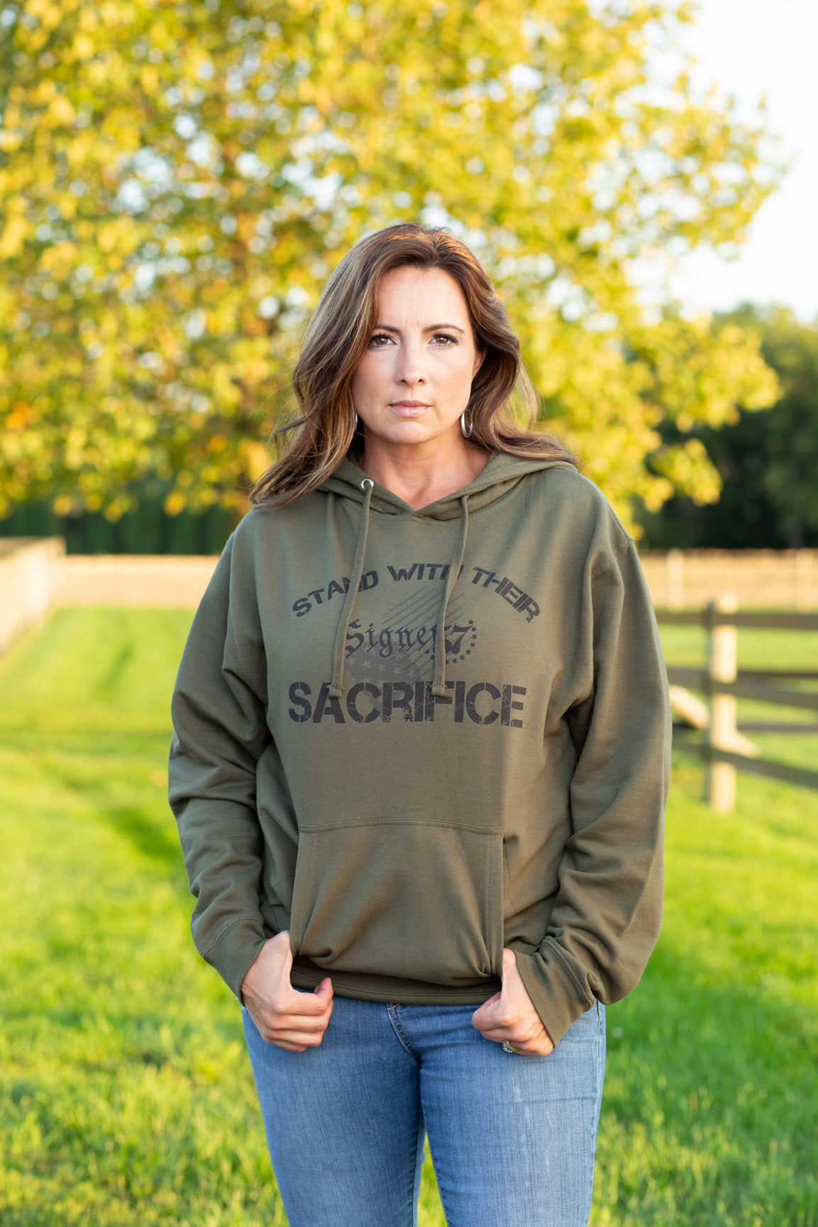 UNISEX Hoodie - Stand With Their Sacrifice