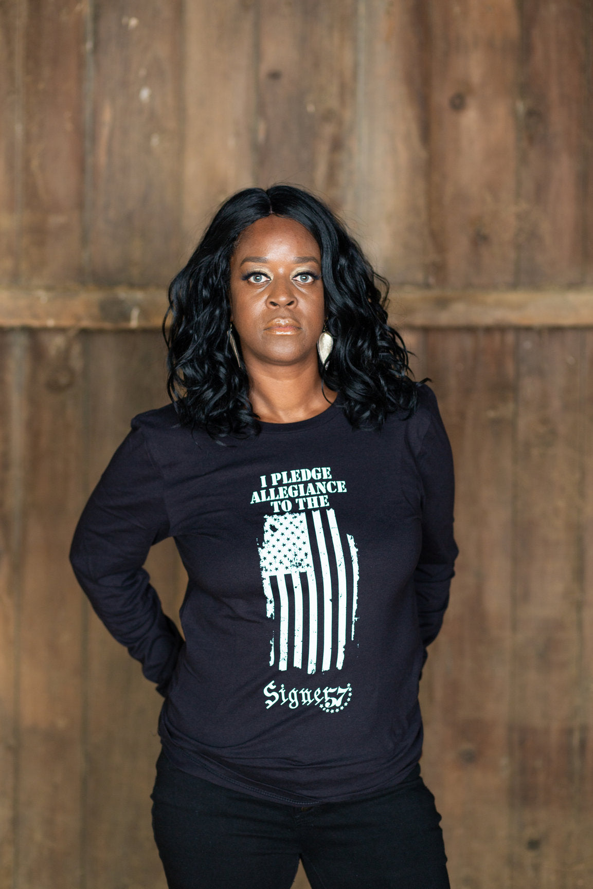 UNISEX Long Sleeve Shirt - I Pledge Allegiance