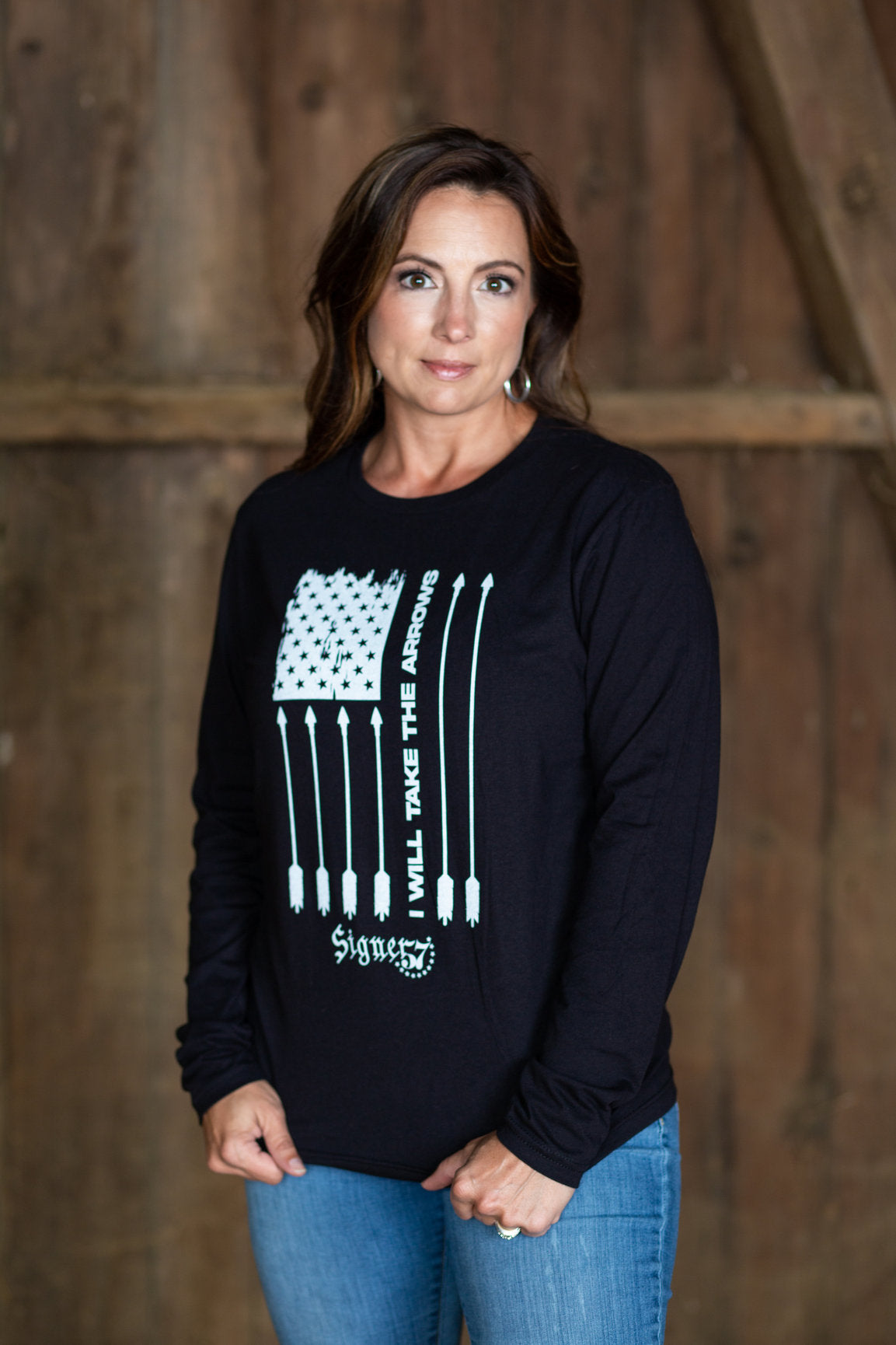 UNISEX Long Sleeve Shirt - I Will Take the Arrows