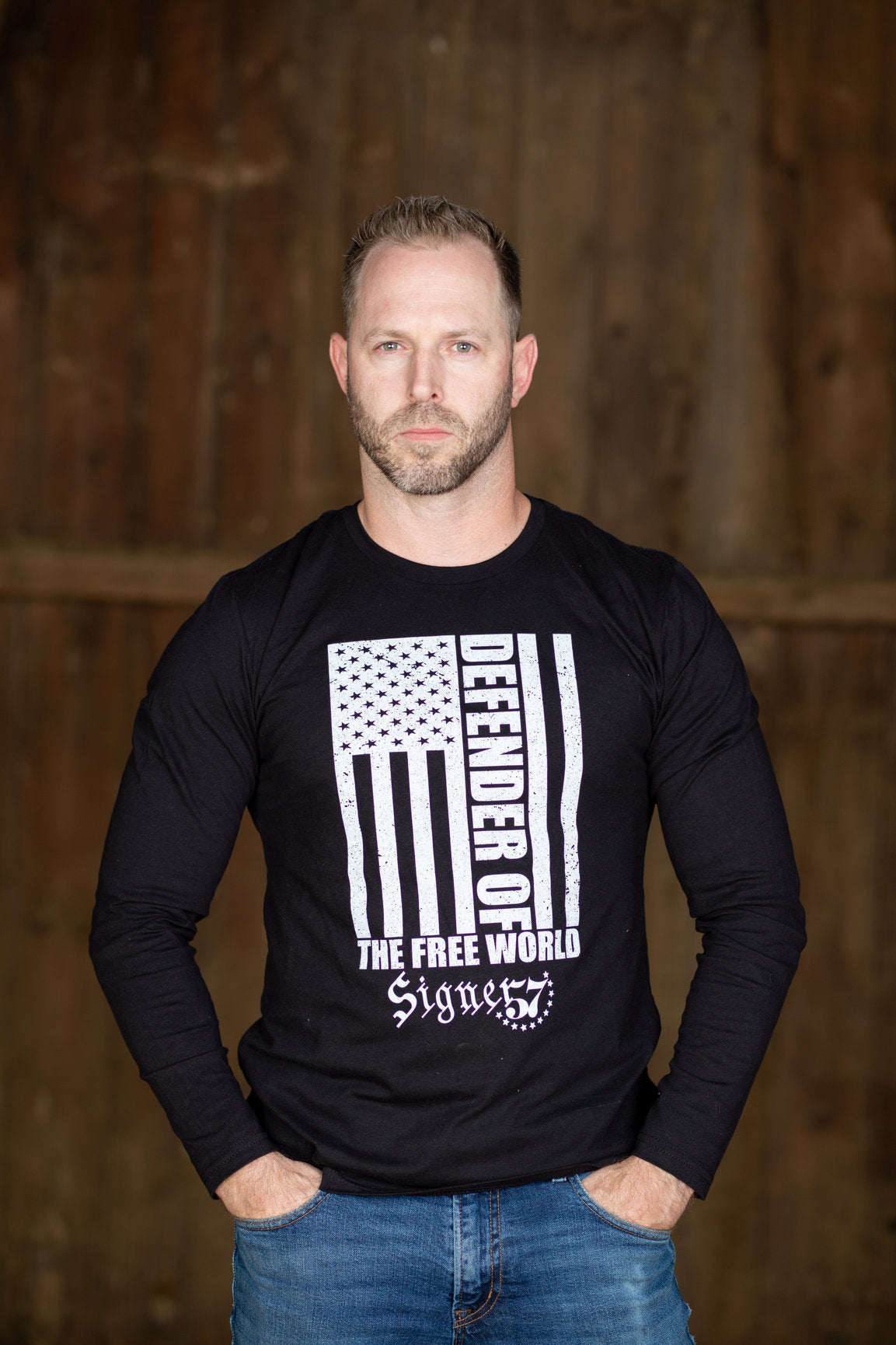 UNISEX Long Sleeve Shirt - Defender of the Free World
