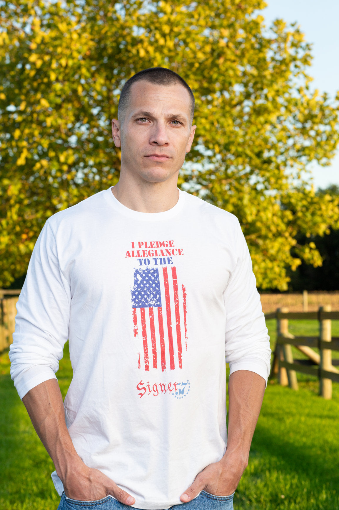 UNISEX Long Sleeve Shirt - I Pledge Allegiance
