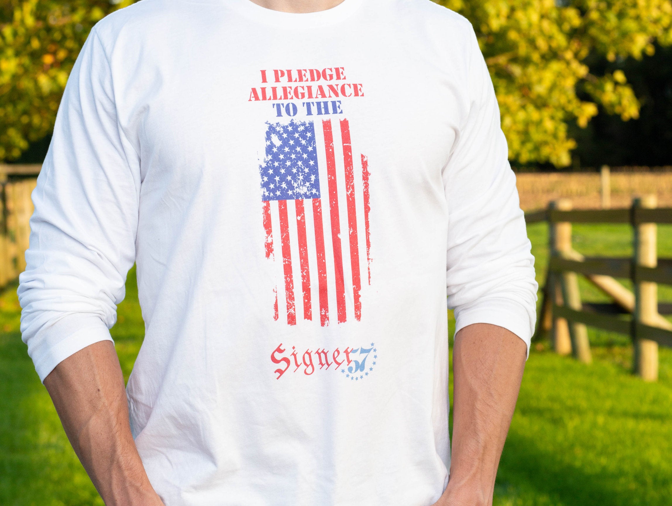 UNISEX Long Sleeve Shirt - I Pledge Allegiance