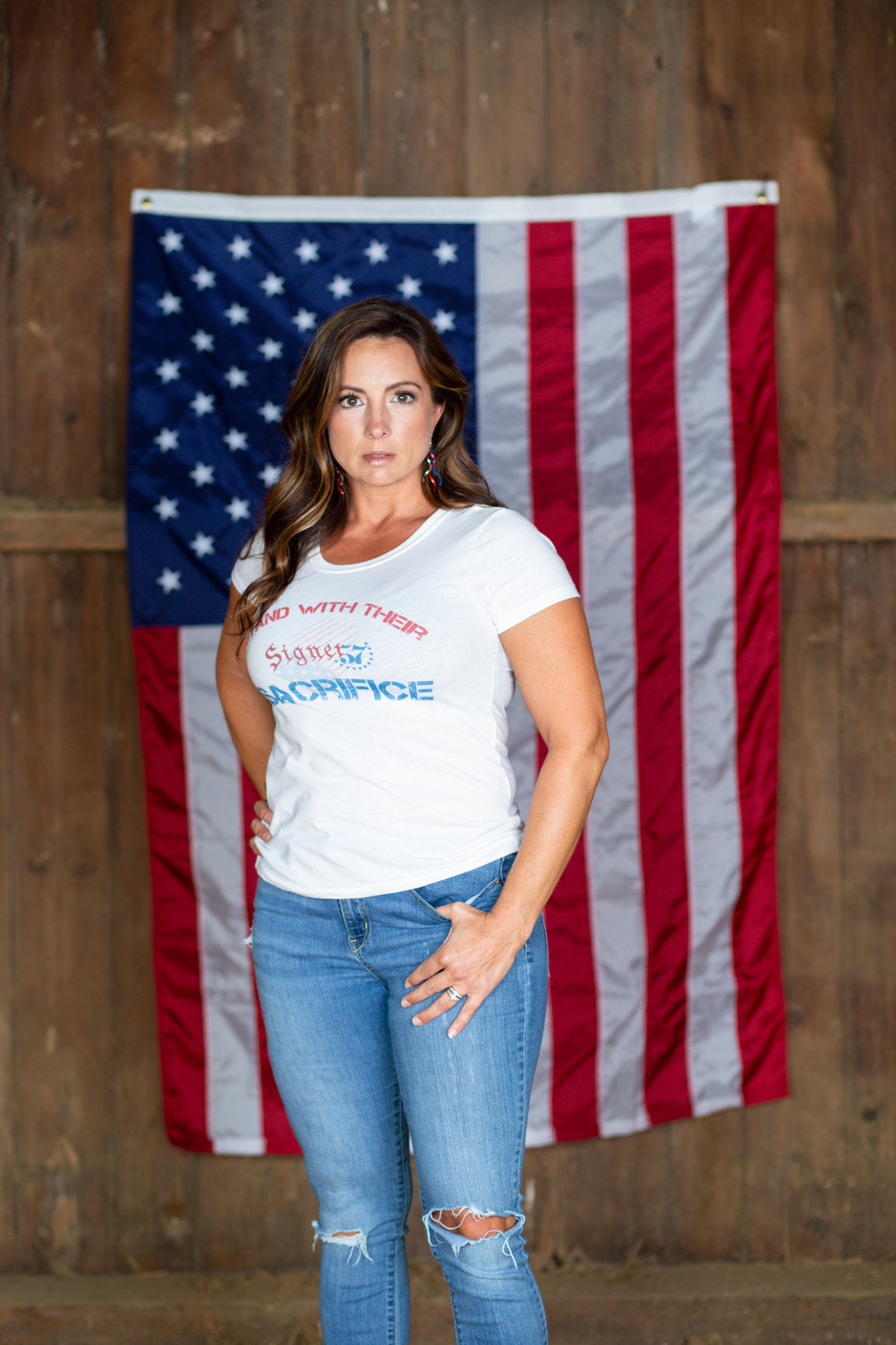 Women's T-Shirt - Stand With Their Sacrifice