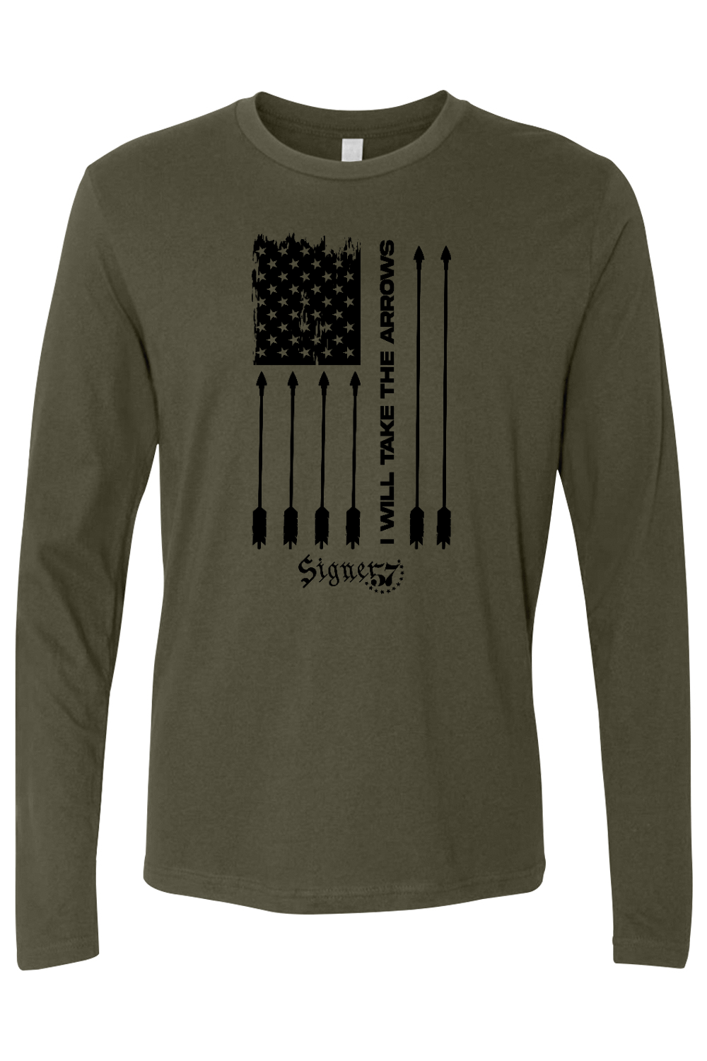 UNISEX Long Sleeve Shirt - I Will Take the Arrows
